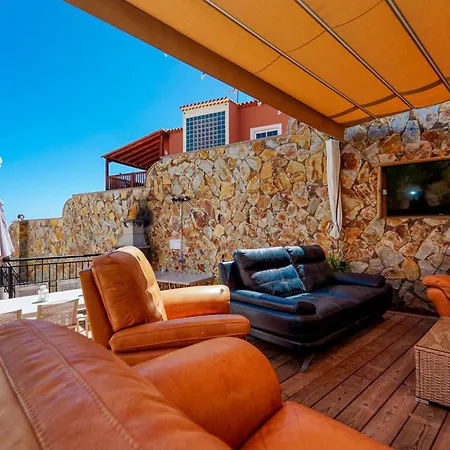 Daire Magnificent 5-star With Sea View, Jacuzzi And Pool Arguineguin